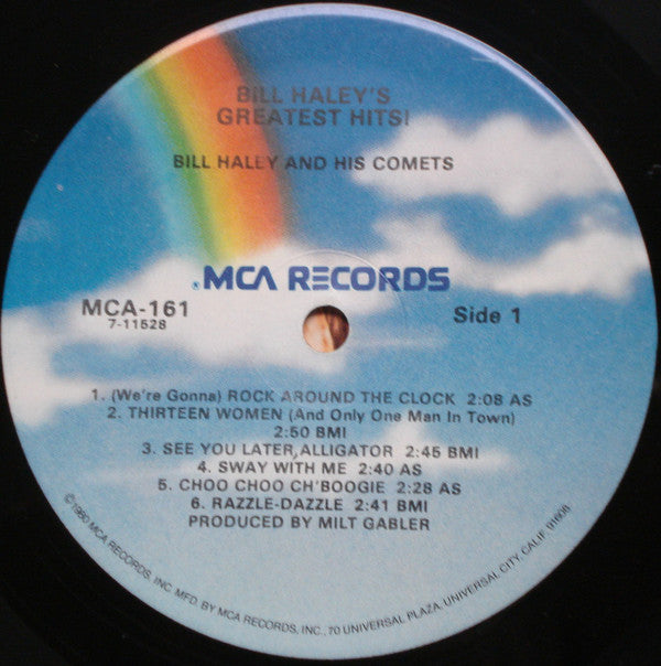 Bill Haley And His Comets : Bill Haley's Greatest Hits! (LP, Comp, RE)