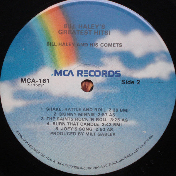 Bill Haley And His Comets : Bill Haley's Greatest Hits! (LP, Comp, RE)
