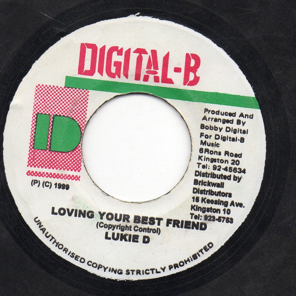 Lukie D : Loving Your Best Friend (7")