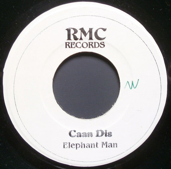 Elephant Man / Singer J : Caan Dis / Young Black & Beautiful (7", Single, Unofficial)