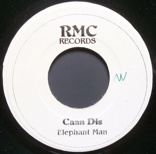 Elephant Man / Singer J : Caan Dis / Young Black & Beautiful (7", Single, Unofficial)