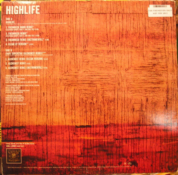 Cypress Hill : Highlife (12")