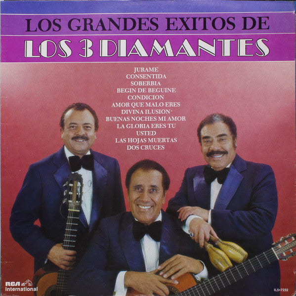 Los 3 Diamantes* : Los Grandes Exitos De Los 3 Diamantes (LP, Comp)