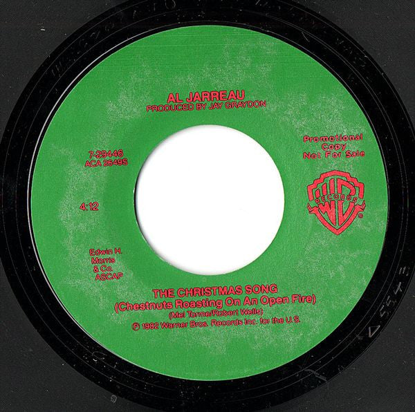 Al Jarreau : And God Bless Us All... Jarreau [The Christmas Song (Chestnuts Roasting On An Open Fire)] (7", Single, Promo)