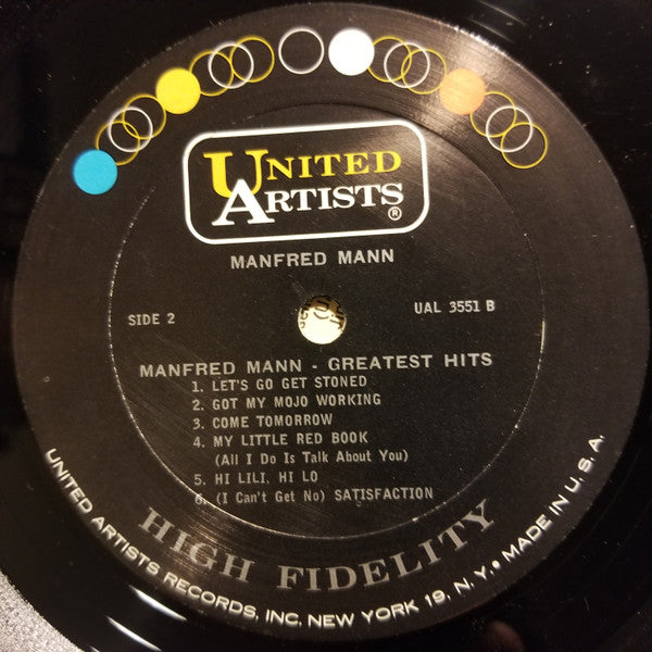 Manfred Mann : Greatest Hits (LP, Comp, Mono, Hi )