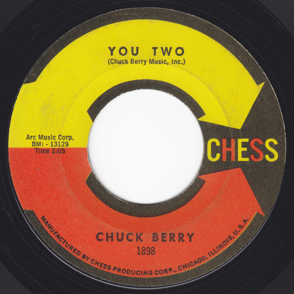 Chuck Berry : No Particular Place To Go / You Two (7", Styrene)