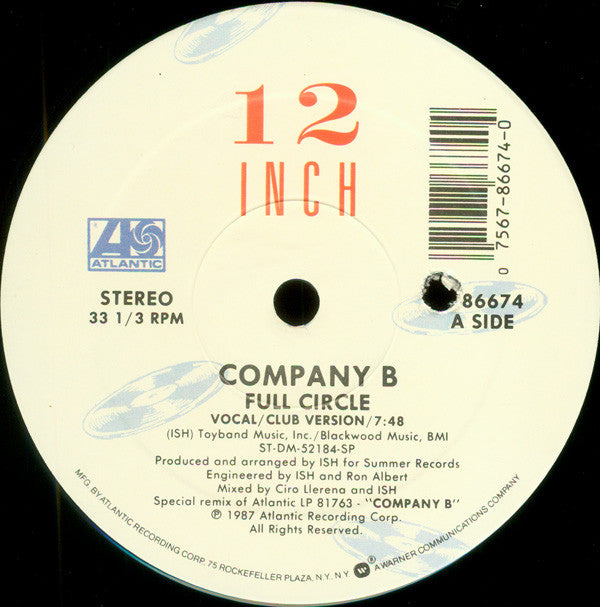 Company B : Full Circle (12", Maxi)