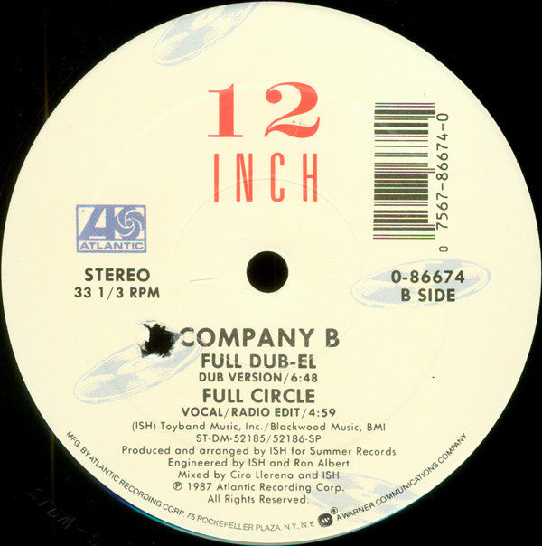 Company B : Full Circle (12", Maxi)