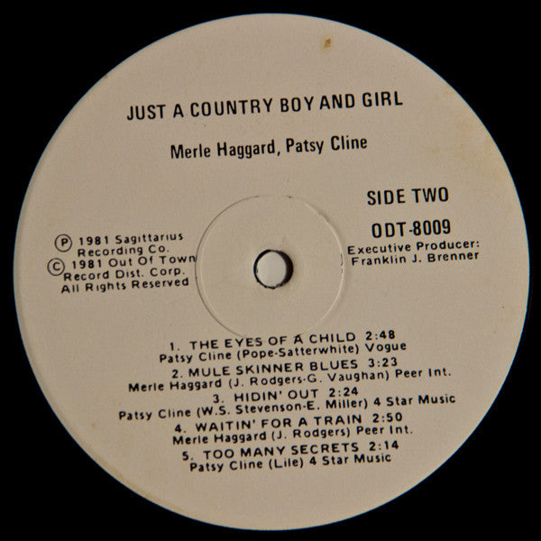 Merle Haggard - Patsy Cline : Just A Country Boy And Girl (LP, Comp)