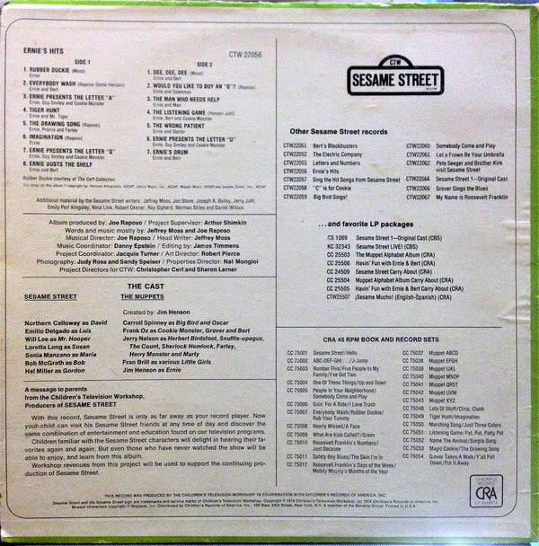 Ernie (4) : Ernie's Hits (LP, Album)