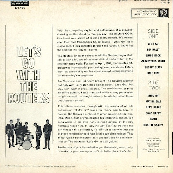 The Routers : Let's Go! With The Routers (LP, Album, Mono)