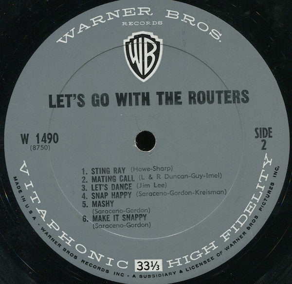 The Routers : Let's Go! With The Routers (LP, Album, Mono)