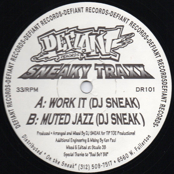 DJ Sneak : Sneaky Traxx (12")