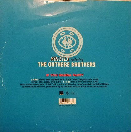 Molella featuring The Outhere Brothers : If You Wanna Party (12")