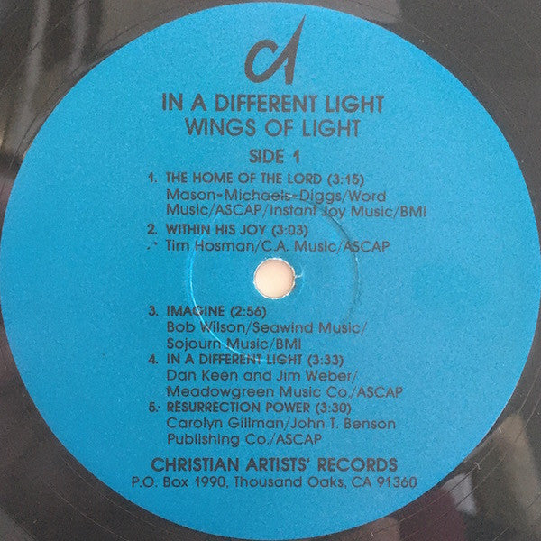 Wings Of Light : In A Different Light (LP, Album)