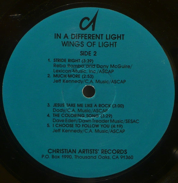Wings Of Light : In A Different Light (LP, Album)