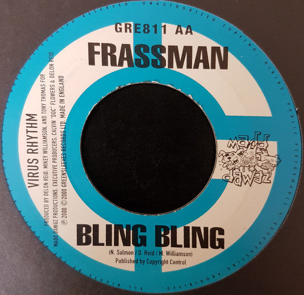 Mr. Vegas / Frassman : Itsy Bitsy / Bling Bling (7")