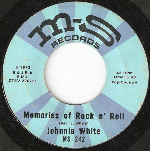 Johnnie White : Memories Of Rock N' Roll / Auctioneer (7", Single)