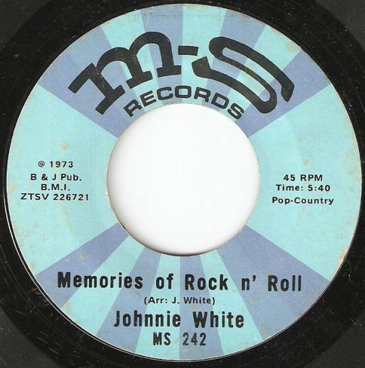 Johnnie White : Memories Of Rock N' Roll / Auctioneer (7", Single)