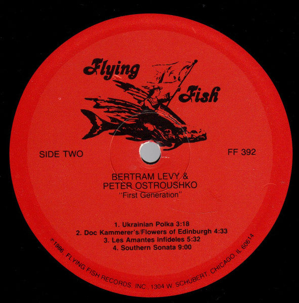 Bertram Levy & Peter Ostroushko : First Generation (LP, Album)