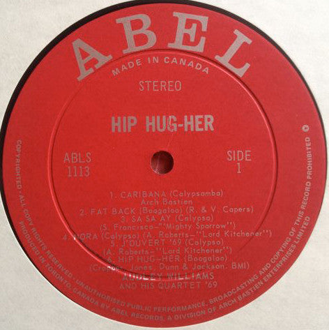 Audley Williams : Hip Hug-Her (LP, Album)