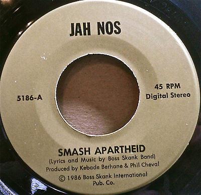 Boss Skank Band : Smash Apartheid (7")