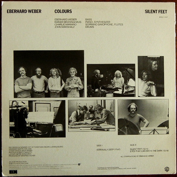 Eberhard Weber Colours : Silent Feet (LP, Album)