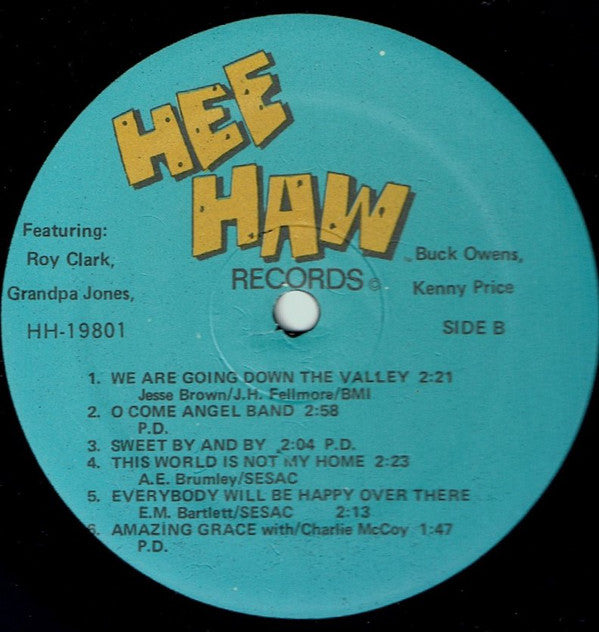 The Hee-Haw Gospel Quartet* : The Hee-Haw Gospel Quartet (LP, Album, Mono)