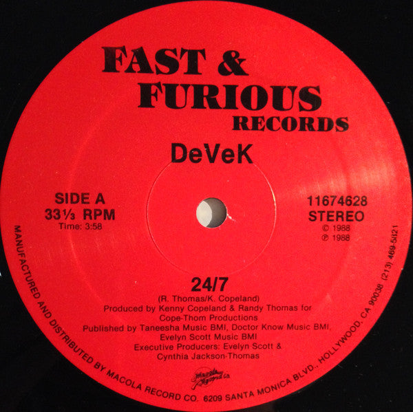 DeVeK : 24/7 (12")