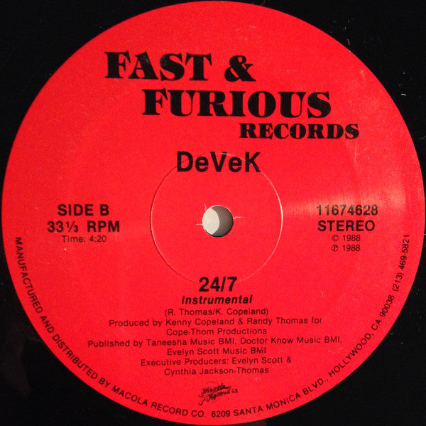 DeVeK : 24/7 (12")