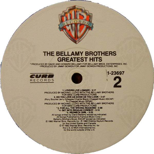 Bellamy Brothers : Greatest Hits (LP, Comp)