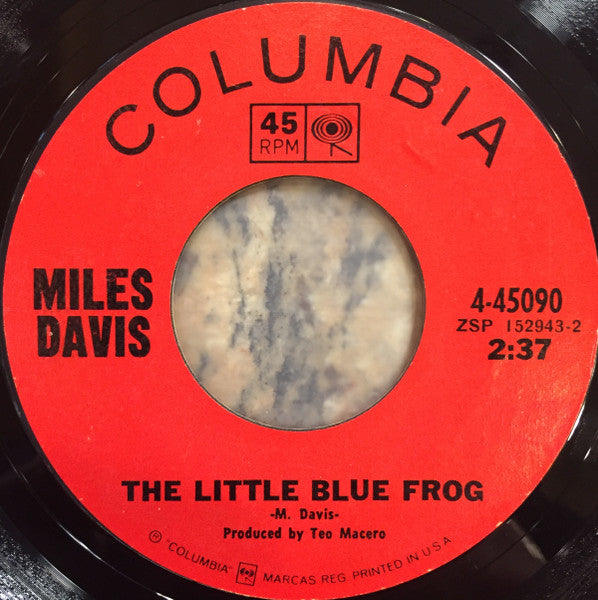 Miles Davis : Great Expectations / The Little Blue Frog (7", Single, Styrene, Pit)