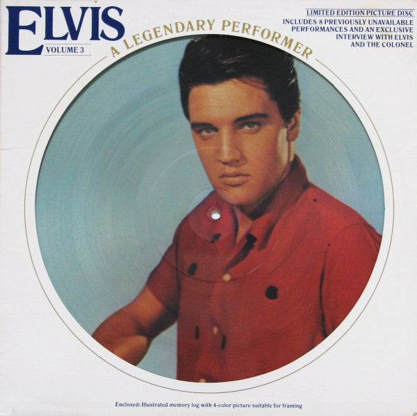 Elvis* : A Legendary Performer - Volume 3 (LP, Ltd, Pic, RE, Blu)