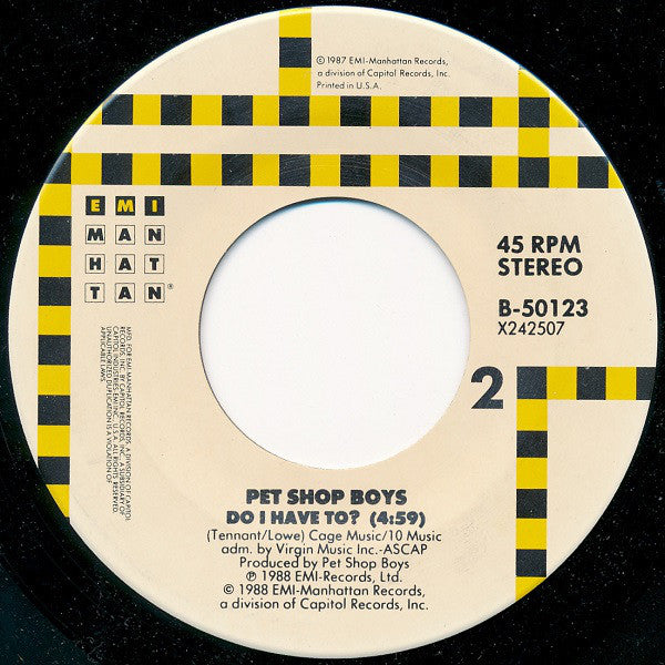 Pet Shop Boys : Always On My Mind (7", Single, All)