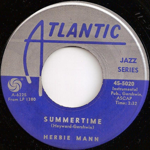 Herbie Mann : Summertime / Comin' Home Baby (7", Single)