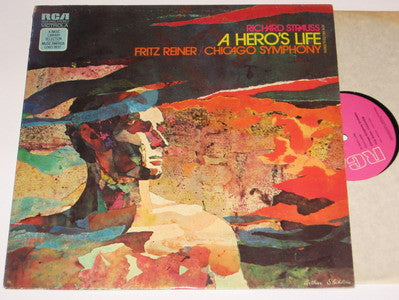 Richard Strauss, Fritz Reiner / Chicago Symphony* : A Hero's Life (Ein Heldenleben) (LP, RE)
