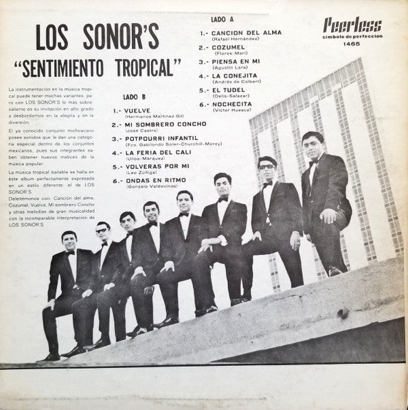 Los Sonor's : Sentimiento Tropical (LP, Album)
