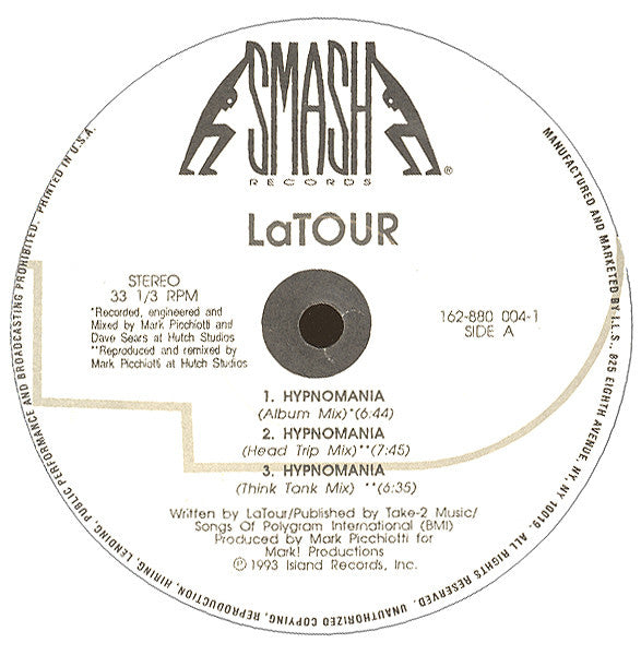 LaTour : Hypnomania (12")