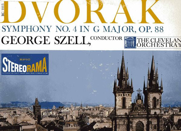 Dvořák*, George Szell, The Cleveland Orchestra : Symphony No. 4 In G Major, Op.88 (LP)