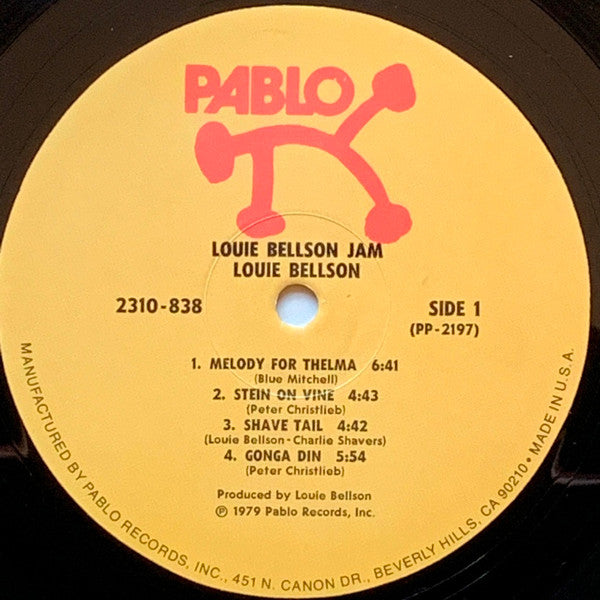 Louis Bellson : Louie Bellson Jam (LP, Album, Als)