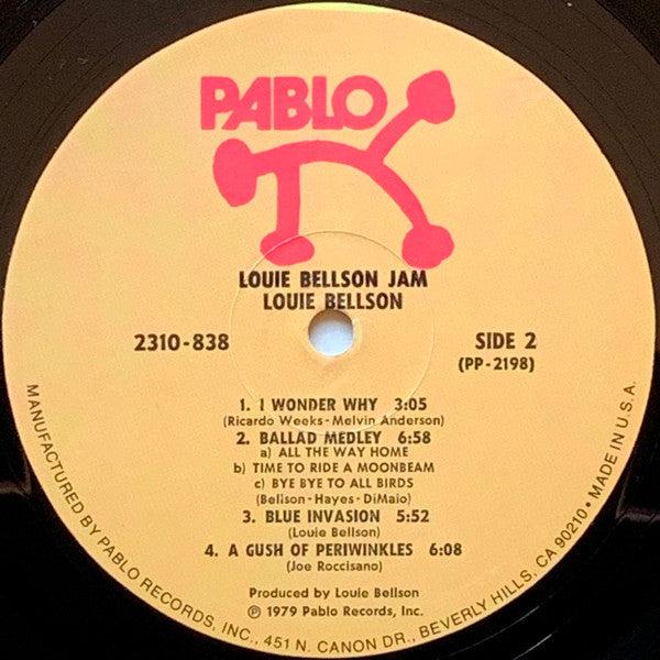 Louis Bellson : Louie Bellson Jam (LP, Album, Als)