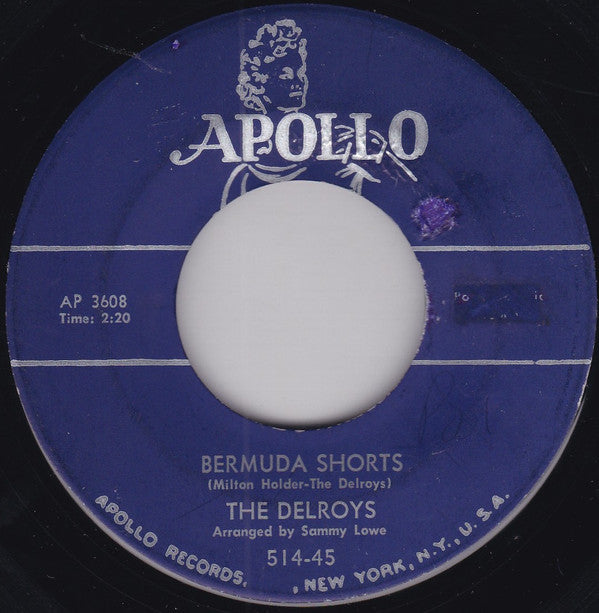 The Delroys / Milton Sparks (2) With The Delroys : Bermuda Shorts / Time (7", Single)