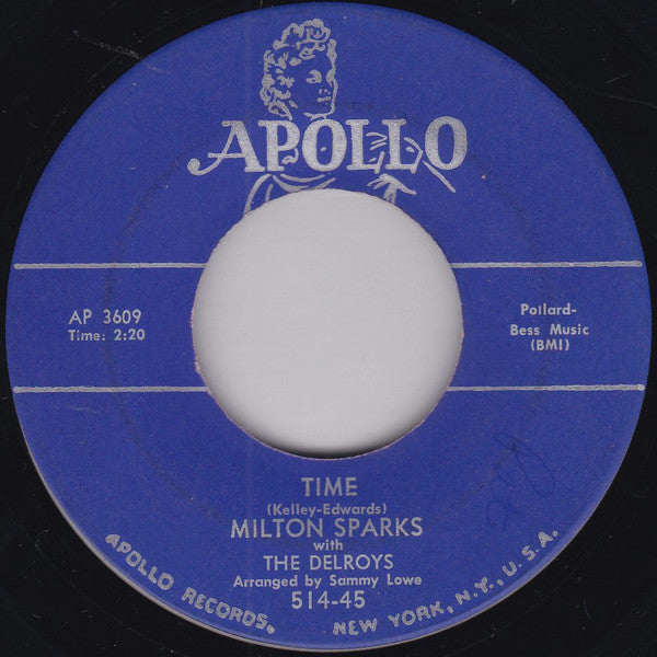 The Delroys / Milton Sparks (2) With The Delroys : Bermuda Shorts / Time (7", Single)