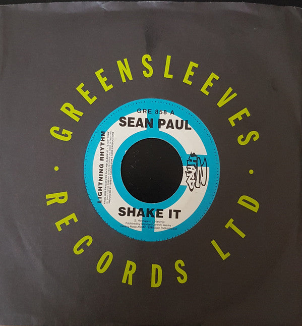 Sean Paul / General B : Shake It / The Girls We've Got (7")