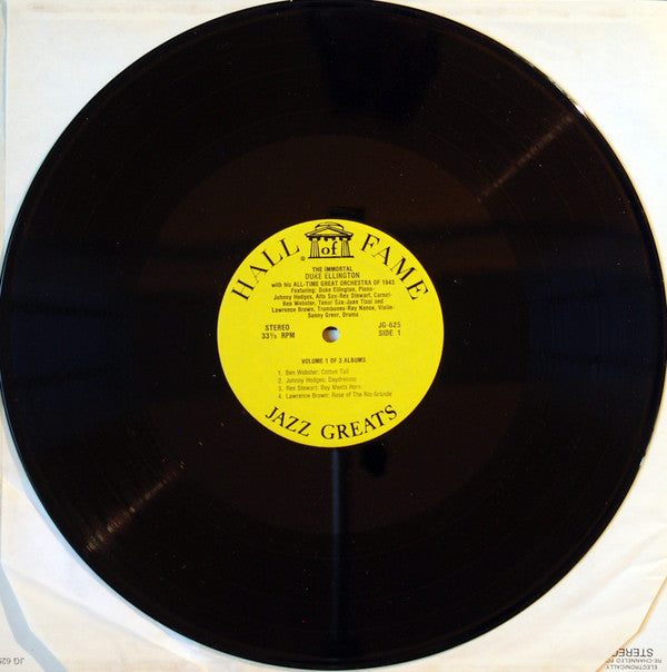 Duke Ellington : The Immortal Duke Ellington Vol. 1 Of 3 (LP, Comp, RE)