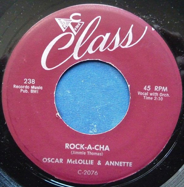 Oscar McLollie And Annette* : Rock-A-Cha (7", Single)