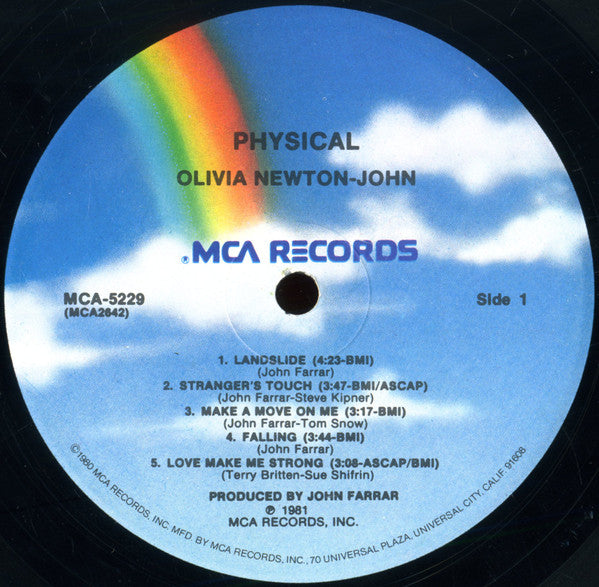 Olivia Newton-John : Physical (LP, Album, Pin)