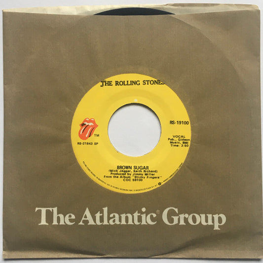 The Rolling Stones : Brown Sugar (7", Single, RE, Spe)