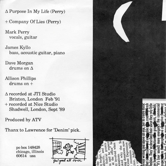Alternative TV : Purpose In My Life / Company Of Lies (7")