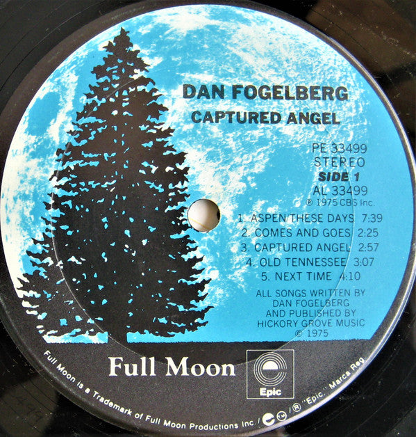 Dan Fogelberg : Captured Angel (LP, Album, Blu)